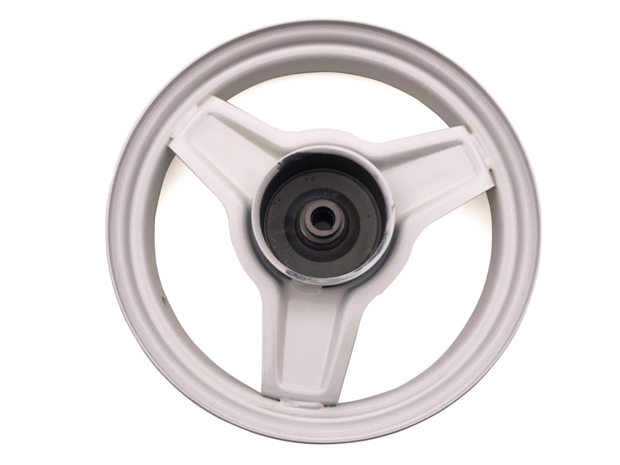 Jante arrière blanche adaptable pour PW50 JS50 Piwi 50cc Peewee JIANSHE YAMAHA
