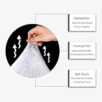 Vista 6 de Erosebridal Juego de edredón de plumas atrapasueños, edredón bohemio de plumas con mandala, tamaño King para niños y niñas, juego de ropa de cama