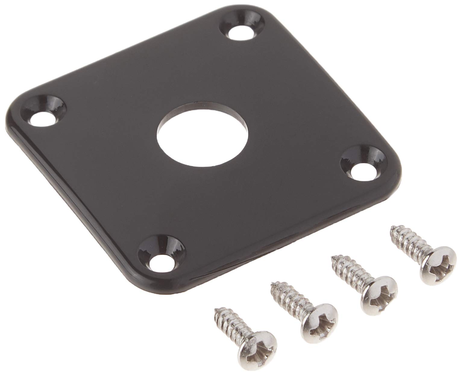 Gibson Jack Plate Black Plastic – Plaque de prise PRJP-010