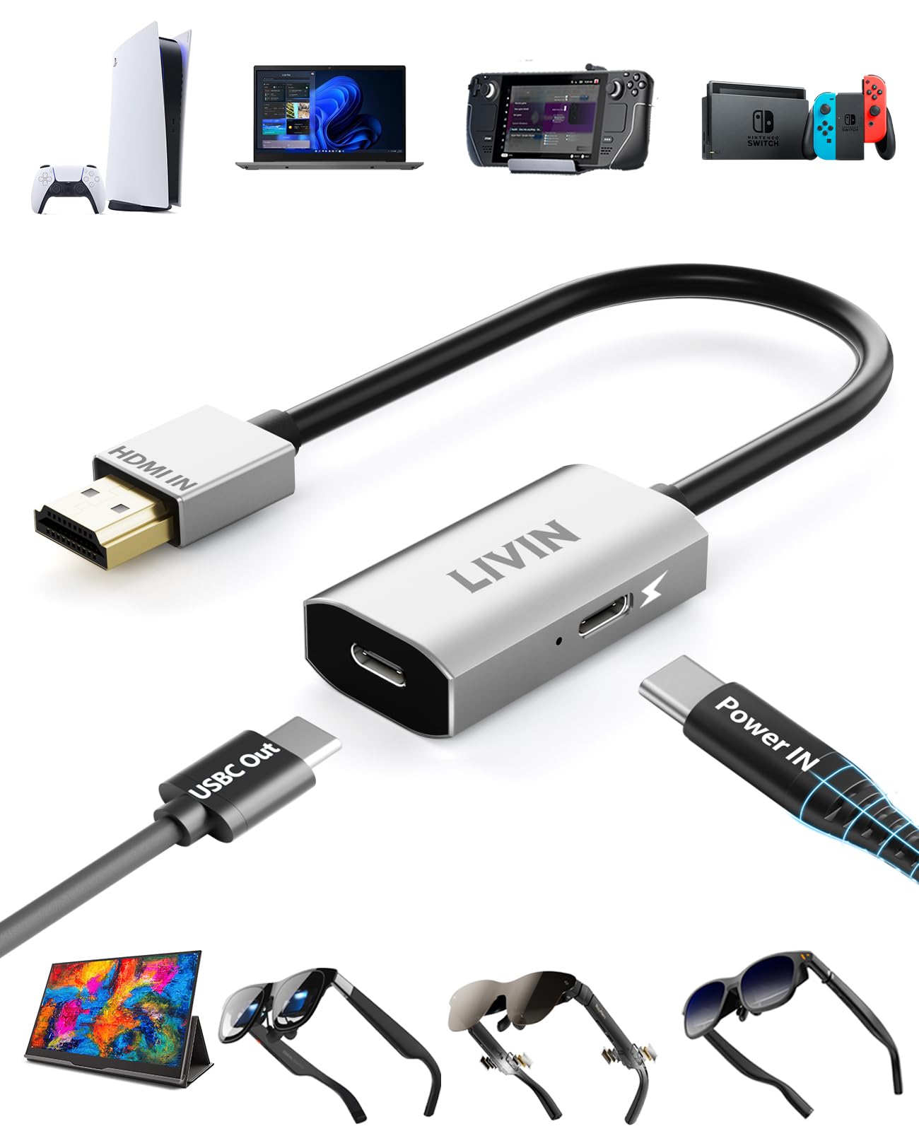 【美品】XREAL Air 2 Pro 本体＋アダプタ一式（Switch接続可） XREAL AirがNintendo Switchに対応した話 | 8796.jp管理日誌