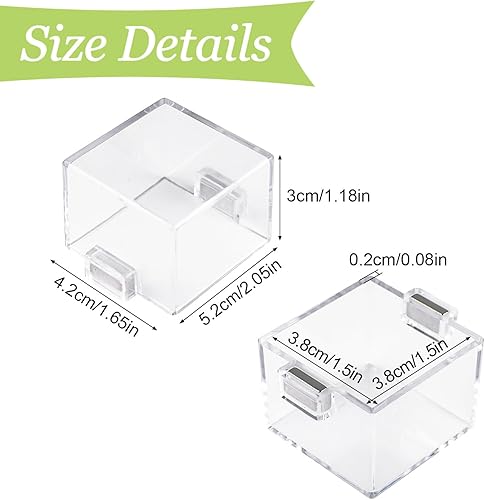 Miniatura 7 de UFURMATE Cubierta protectora para interruptor de botón, 6 protectores de plástico transparente para interruptor de botón, a prueba de polvo,