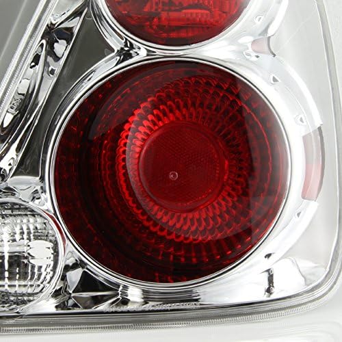 AKKON - For 05-06 Nissan Altima Chrome Bezel OE Direct Replacement Tail Brake Lights Lamp L+R
