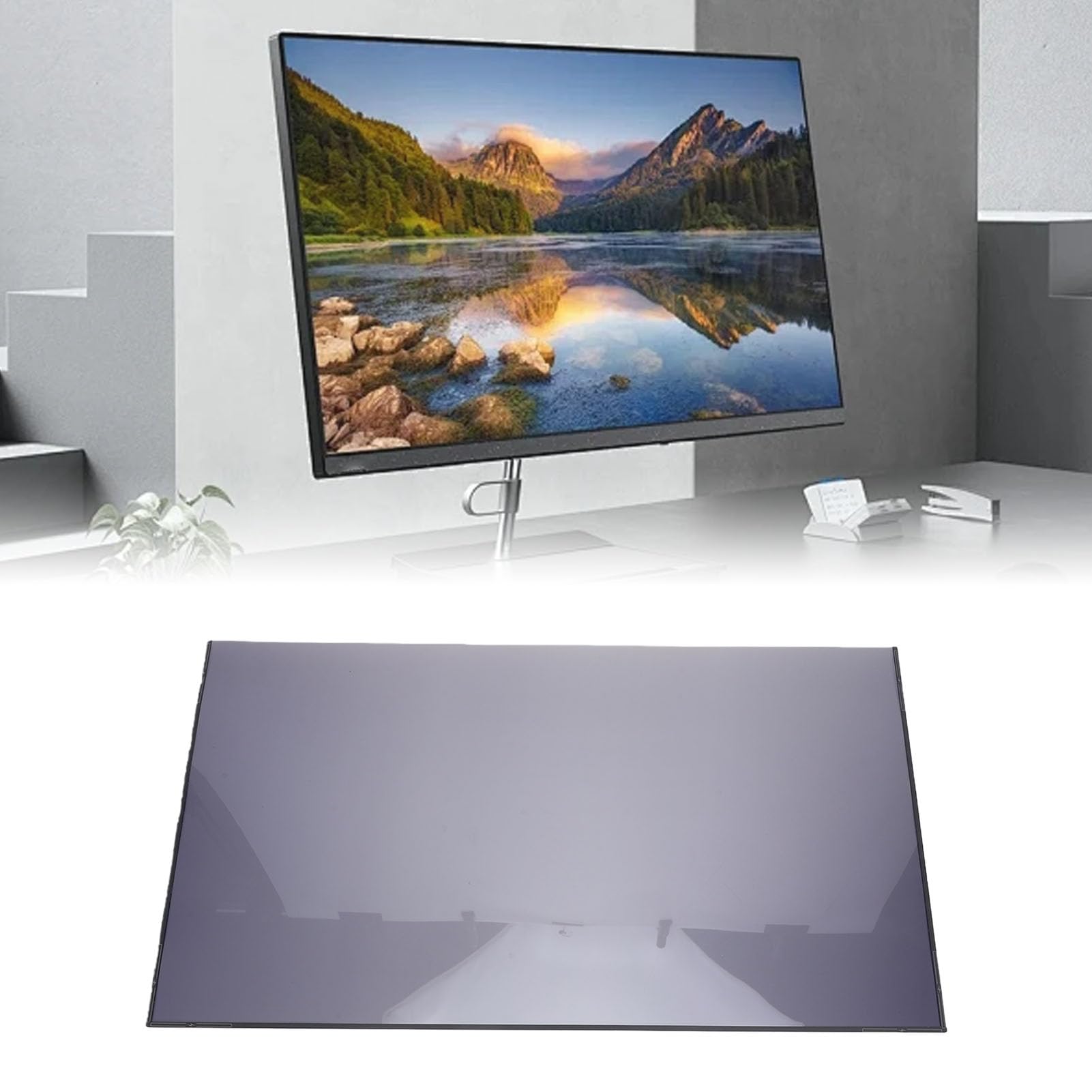 Ausla Protector de Pantalla de Privacidad Magnético de 27 Pulgadas, Filtro de Privacidad para Monitor PET 16:9 con Capa Anti AR HD, ángulo de Visión de 24 Grados, a Prueba de Aceite a Prueba de