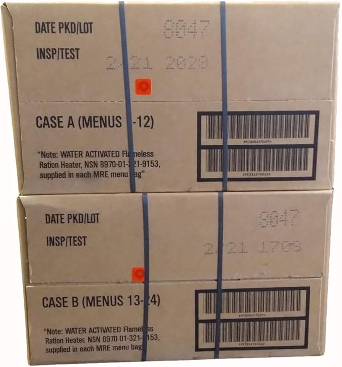 Military Outdoor Clothing MRE (Meals ReadytoEat), Genuine U.S. Military Surplus