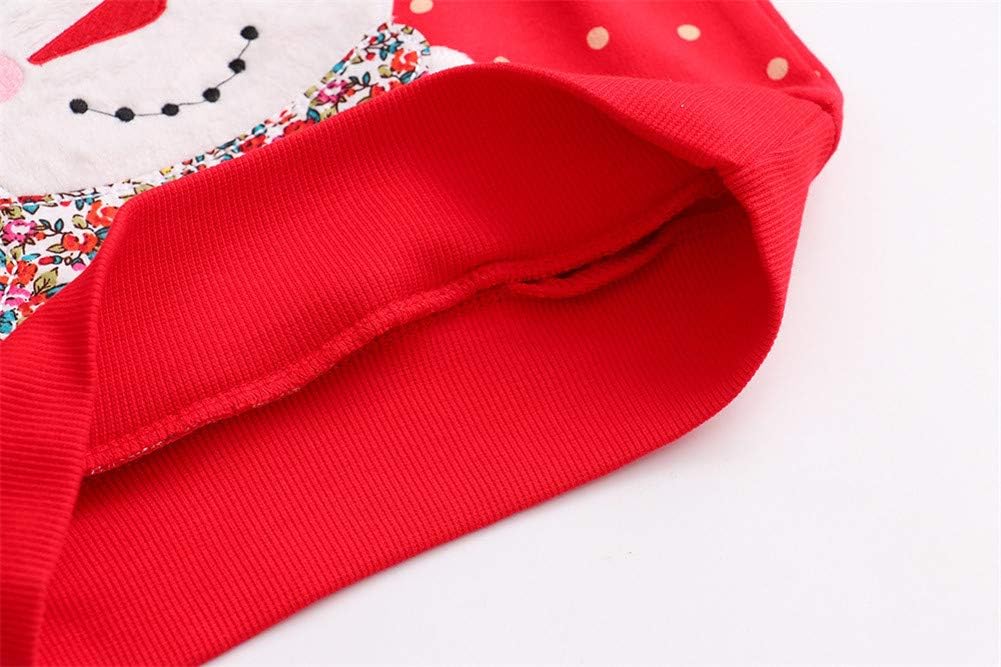 Mud Kingdom リトルガールズスウェットシャツ かわいいクリスマス 雪だるま