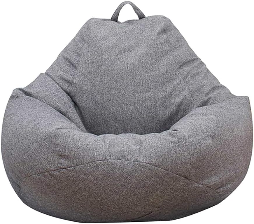 CEWROM Sitzsack Tropfenform - XL Bezug Ohne Füllung In Dunkelgrau