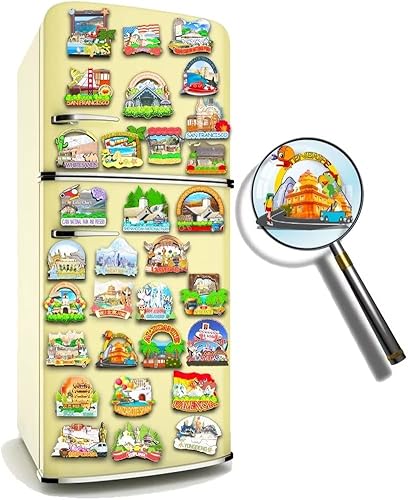 Miniatura 4 de Imán de madera para nevera de Tenerife España Tenerife Monumentos 3D Viajes Coleccionables Recuerdos Decoración Hecho a Mano -102