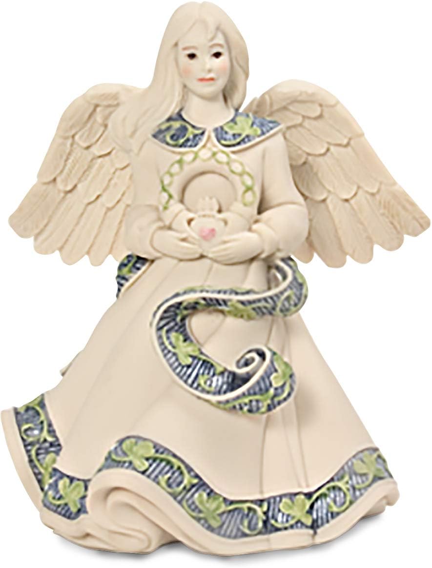 Pavilion Gift Company Sarah's Angels Irish Angel Figurine, 4-1/2 Inch