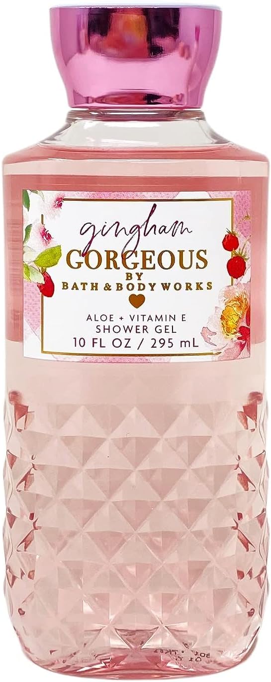 Bath & Body Works Signature Collection Shower Gel For Women 10 Fl Oz (Gingham Gorgeous)