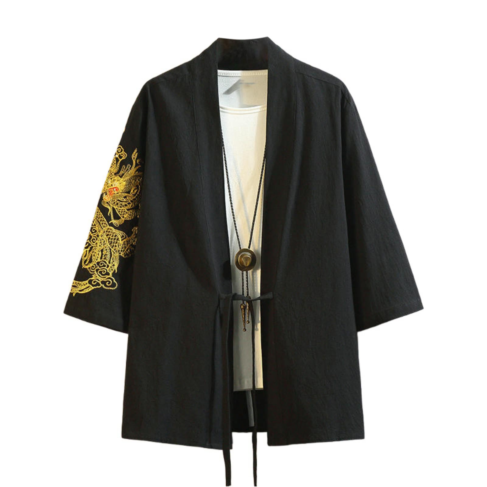 Costume Hanfu traditionnel en coton lin de qualité supérieure