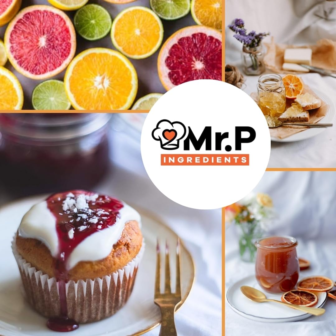 Mr.P Ingredients Pectina 250 g NH en Polvo Termorreversibles Ideal para Mermeladas Compotas de Frutas Confituras Chutney Jaleas de Frutas Vegano Vegetariano Sin Gluten Sin OGM Halal Kosher