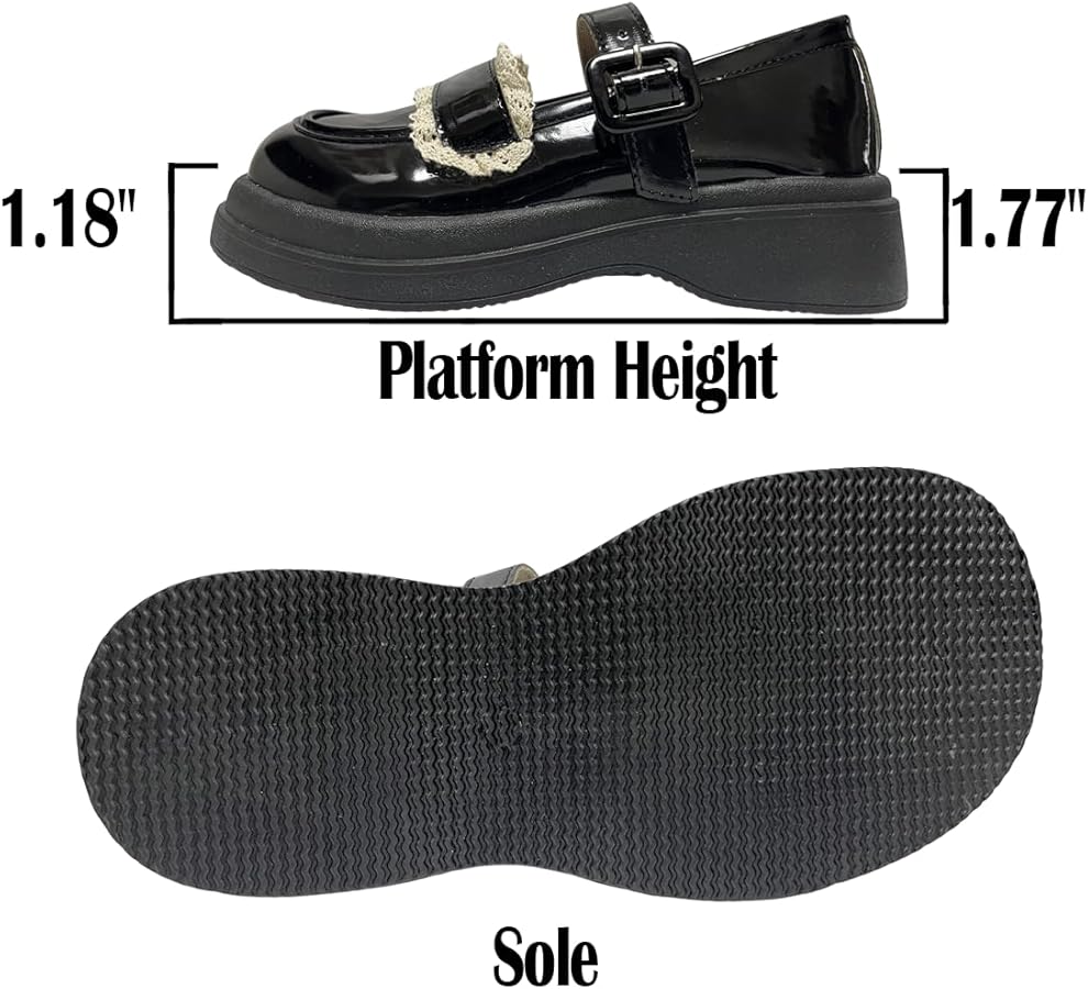 うめぇ y2k archive leather shoes Denim & Goth Black Footwear Y2K