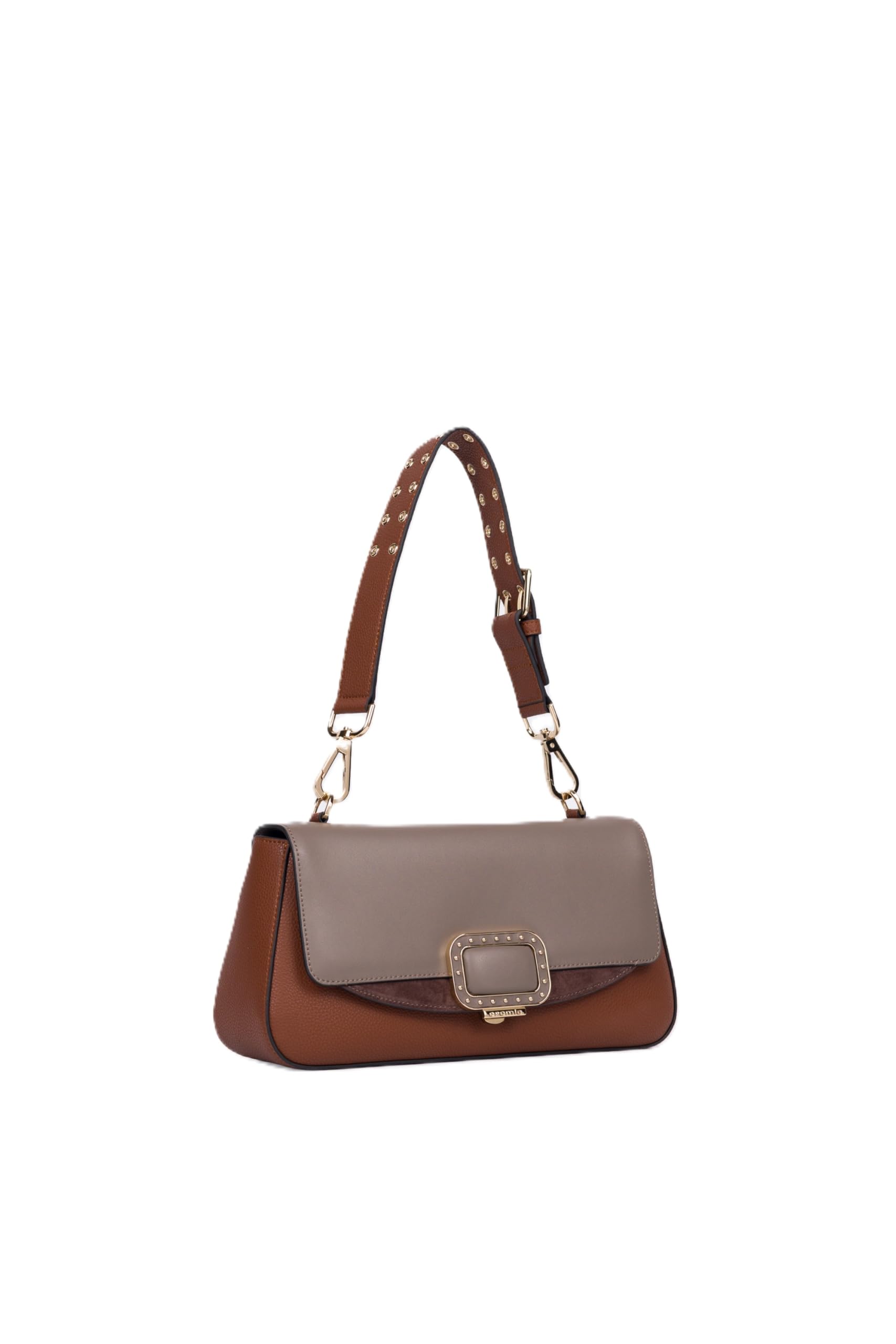 CROMIA LADIES BAG GRACE (Borsa a Shell) MANDORLA 29x14.5x8cm