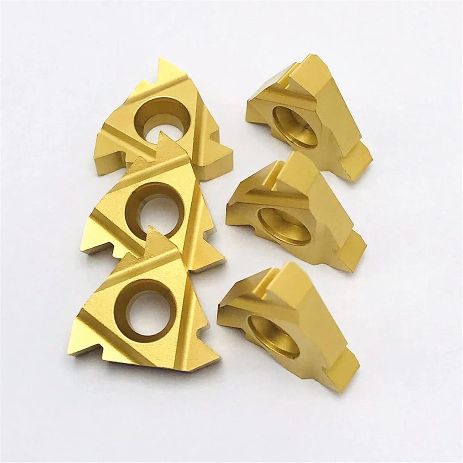 MMT 16IR AG60 UE6020 / US735 Carbide Insert Thread Turning Tool CNC Lathe Parts Tool Thread Turning Insert TMP1105 (Size : MMT16IRAG60 UE6020, Color : 10PCS)