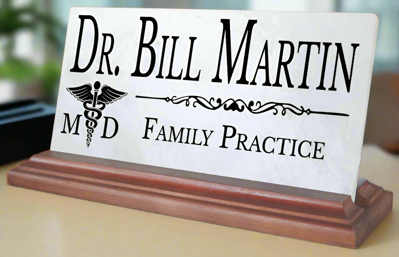 Broad Bay Marble Nameplate