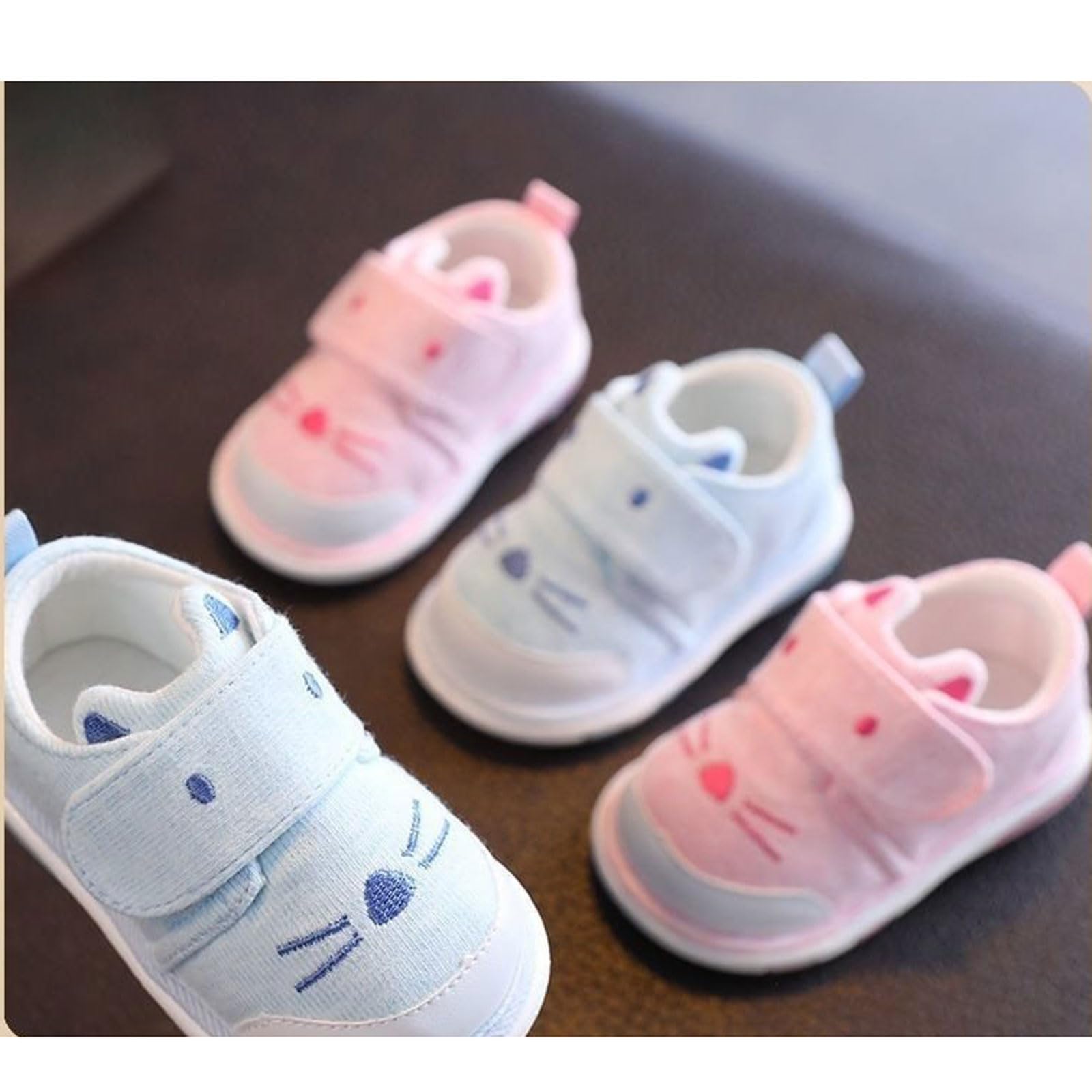 Zapatos Primeros Pasos Bebé,Zapatos descalzos para bebés,Suave y cómodo Zapatos casuales para bebés,Antideslizante Ligero,Zapatillas de Deporte Transpirables para bebé,Regalo Bebe Personalizado