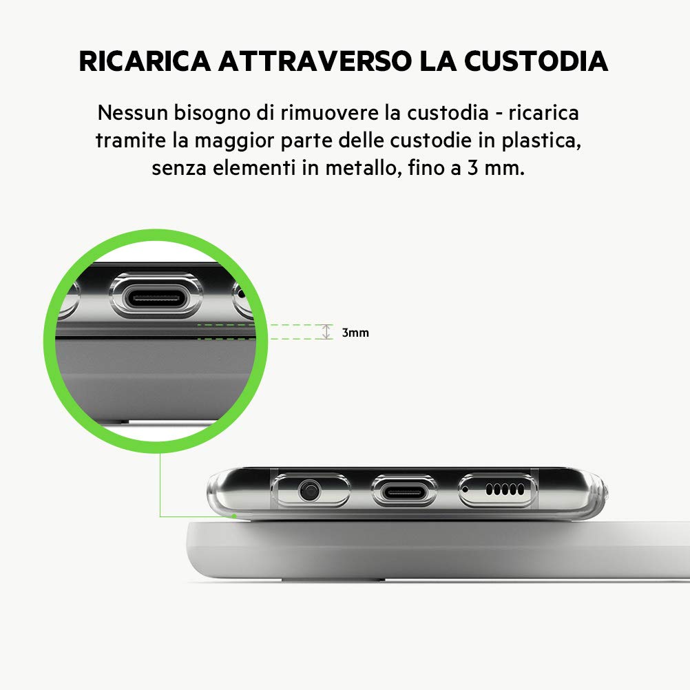 Belkin Doppio caricabatteria wireless (2 tappetini di ricarica wireless da 15 W), ricarica rapidamente 2 dispositivi nello stesso istante, inclusi iPhone, AirPods, Galaxy, Pixel e altri - Bianco