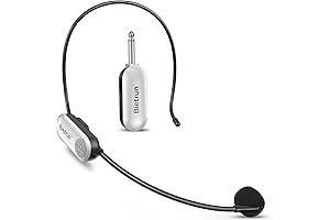 Bietrun Wireless Headset Microphone for Fitness Instructors
