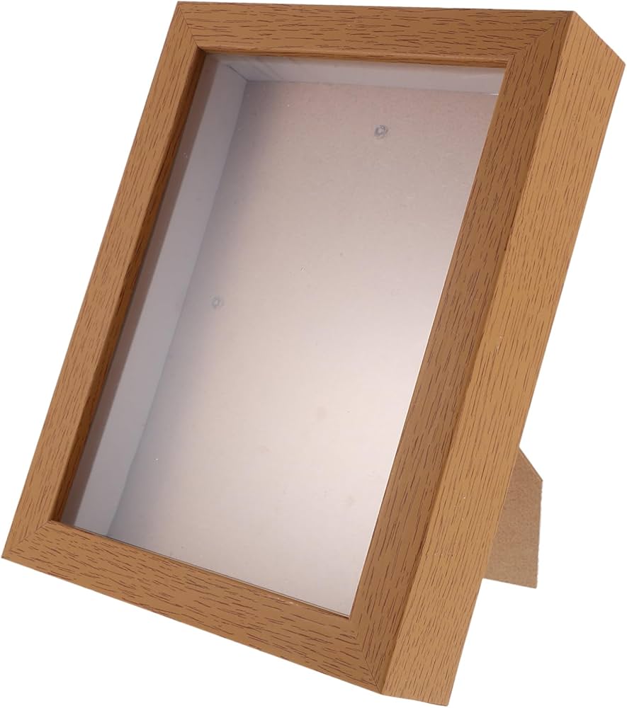 Amazon.co.jp: MUCKLILY ドライフラワー展示フレーム 木目調