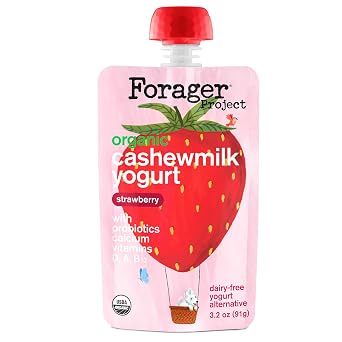 Forager Project, Organic Strawberry Cashewmilk Yogurt, 3.2 Ounce
