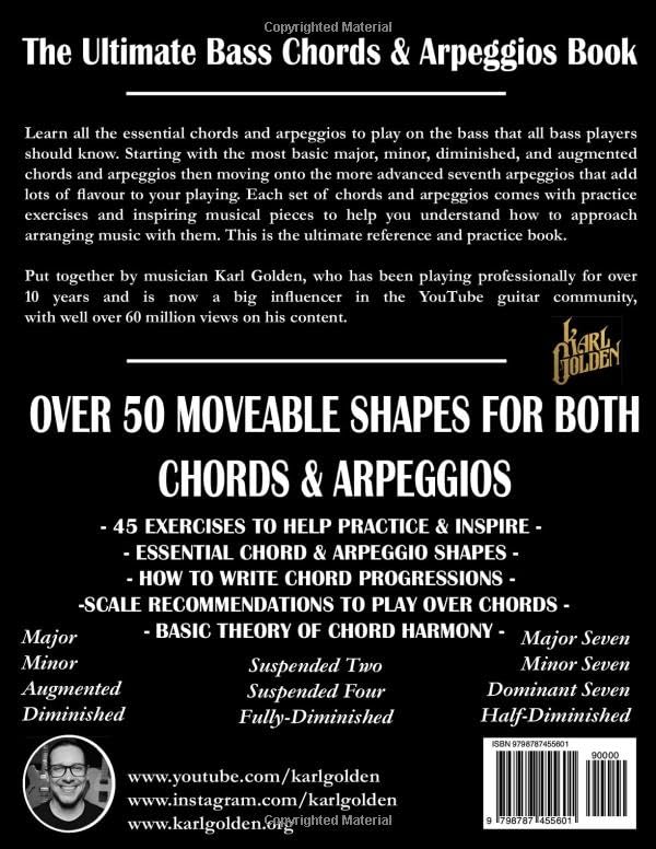 The Ultimate Bass Chords & Arpeggios Book: Essential for every bass player! (The Ultimate Bass Books) - Image 2