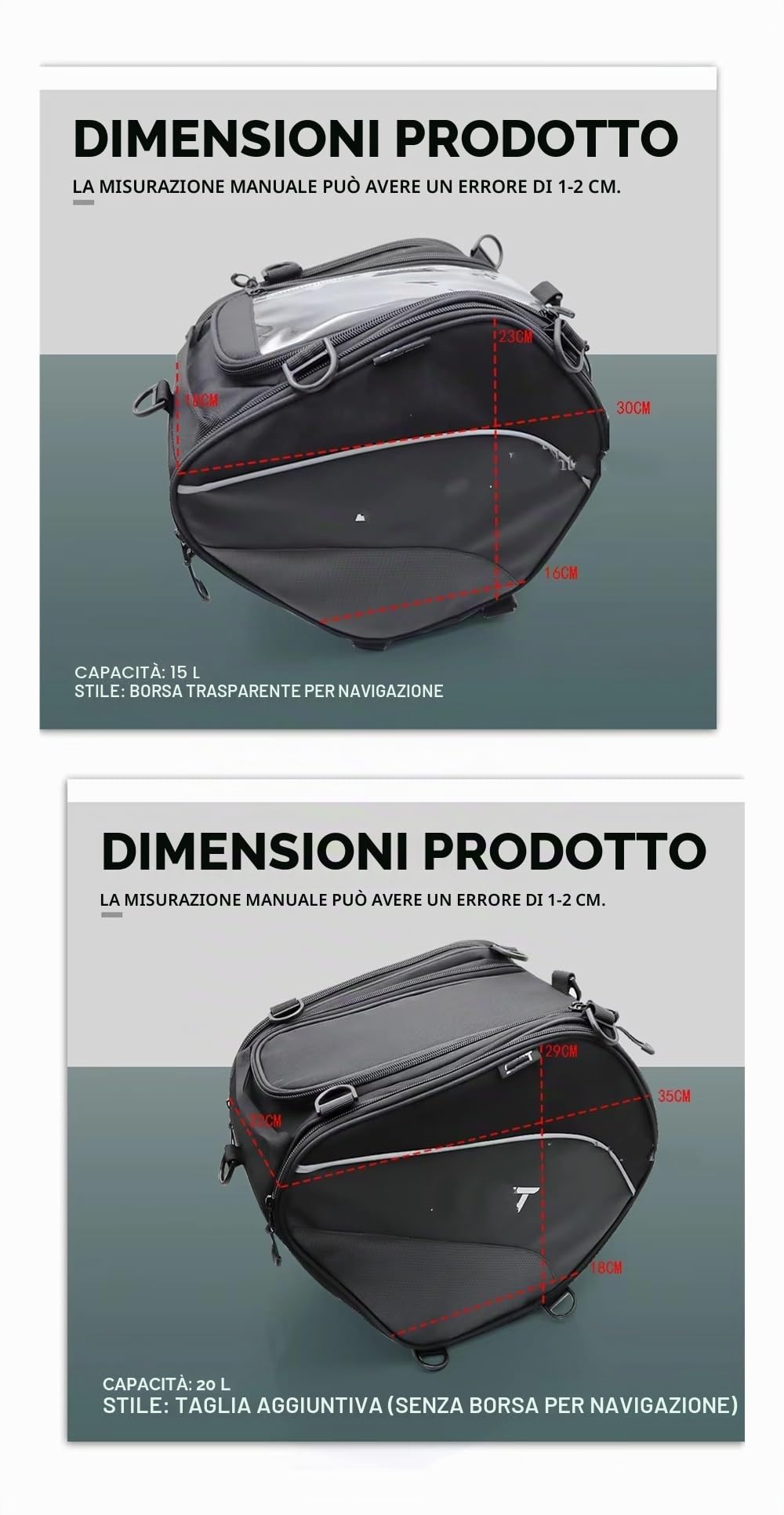 Moto Selle Bagagli Per Tmax530 Tmax560 Tmax 530 560 Per Xmax125 300 X-max125 300 Nmax 155 Nmax155 Borsa Tunnel Moto E Scooter Borsa Serbatoio Impermeabile Borse Attrezzi Motociclo Borse Serbatoio(Navi