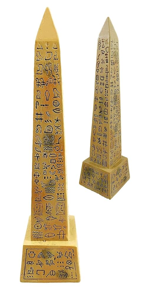 Amazon.co.jp: Ebros エジプト神殿 ラ砂漠オベリスクと