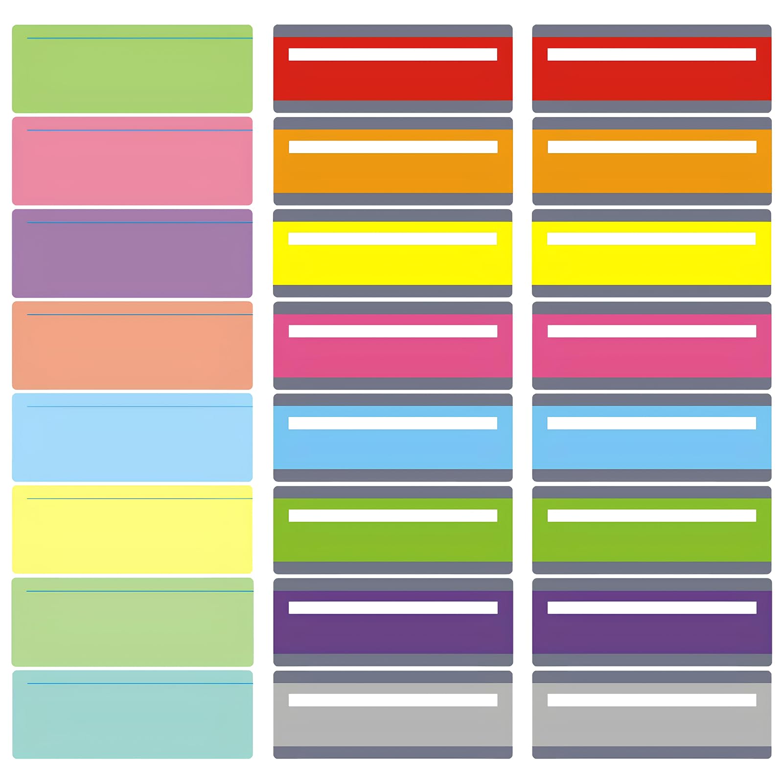 24 Pcs Dyslexia Overlays, Dyslexia Aids Coloured Reading Overlay and Window Reading Ruler Overlay, Visual Stress Special Overlays for Reading Dyslexia, Multi Colors