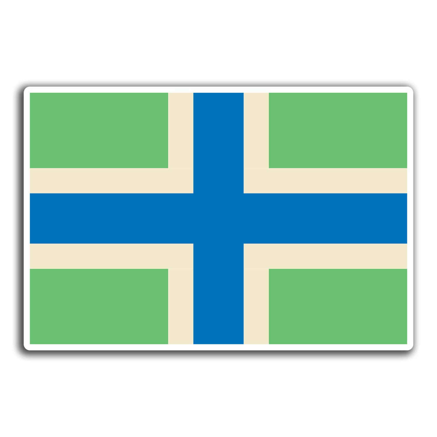 2 x 10cm Gloucestershire UK Vinyl Stickers - Flag Sticker Laptop Luggage #32821 (10cm Wide)