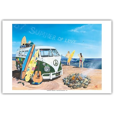 Amazon Com Summer Of Love Classic Vw Volkswagen Van On Beach With Surfboards From An Original Color Painting By Scott Westmoreland Master Art Print 12in X 18in Posters Prints Amazon Com Summer Of Love Classic Vw Volkswagen Van On Beach With Surfboards From An Original Color Painting By Scott Westmoreland Master Art Print 12in X 18in Posters Prints