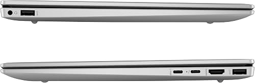 HP Pavilon Plus 14-ew0000sf Ordinateur Portable 14" 2.8K OLED 120 Hz, PC Portable (Intel Core i7-1355U, RAM 16 Go, SSD 512 Go, Intel Iris XE, Windows 11), Laptop Argent, Clavier AZERTY - 2