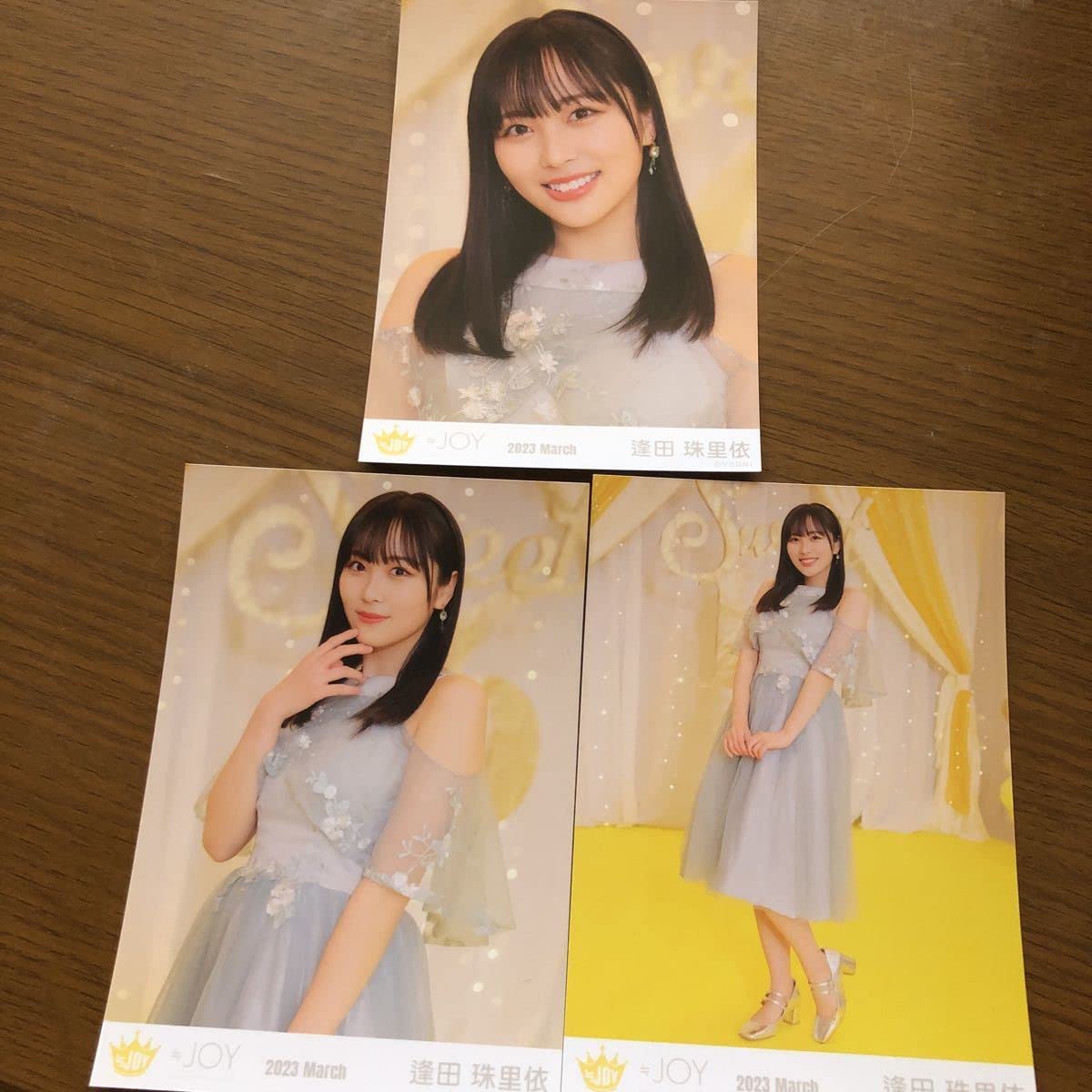m*様 ニアジョイ 逢田珠里依 3周年コンサート衣装 アクスタ 直筆生写真 ヨリ Amazon.co.jp: ≒JOY ニアジョイ スイートシックスティーン MV衣装 生