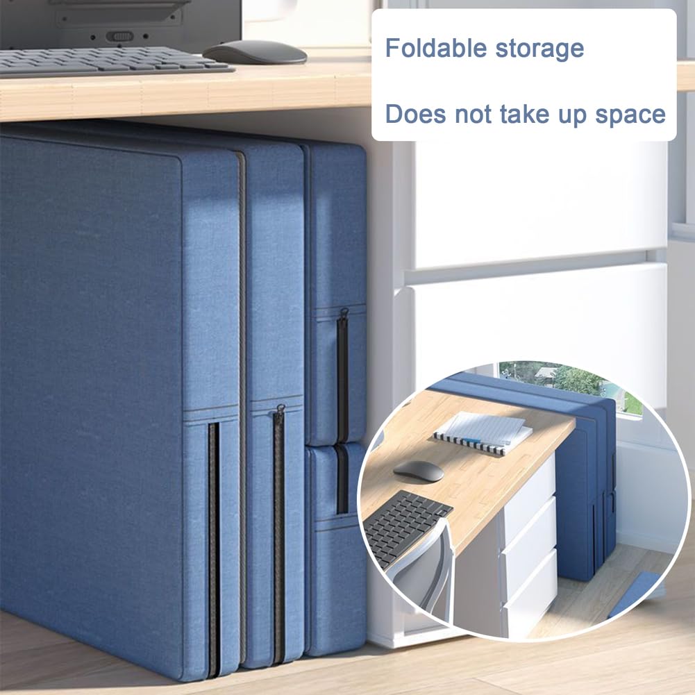 Tragbare Klappmatratze für Einzel- oder Doppelbett, 5 cm/8 cm/10 cm, Campingmatratze mit waschbarem Bezug und Reisekissen, Gästebett, Lösung, Grau, 160 x 60 x 8 cm