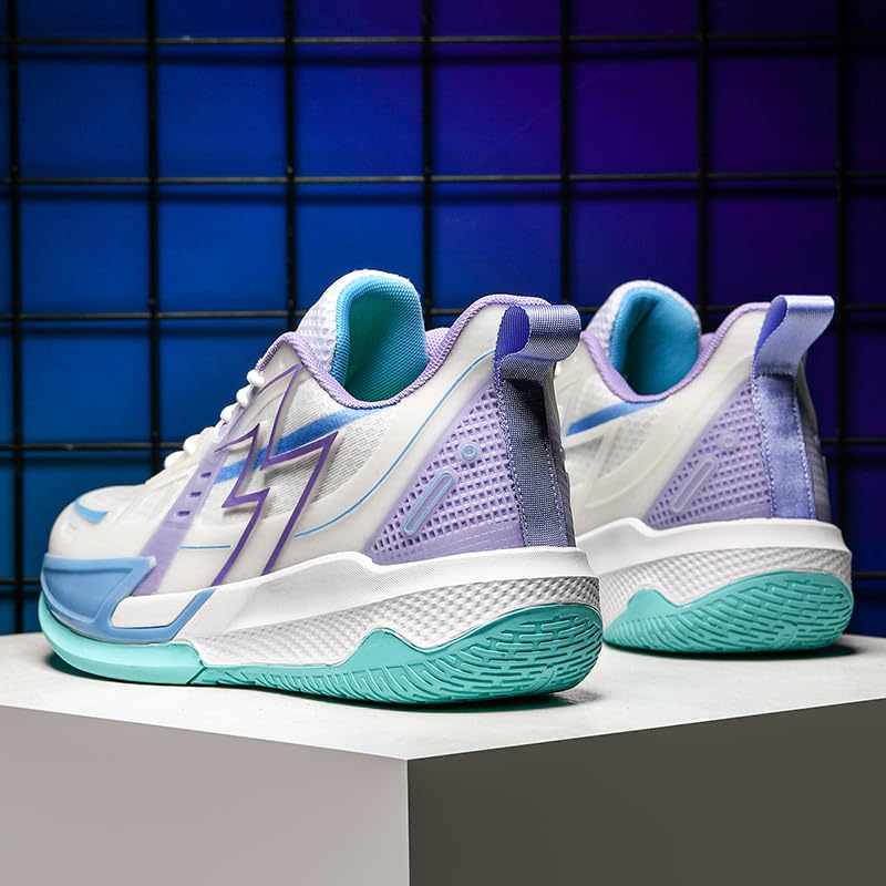 Image of Women Basketball Shoes Fashion Sneakers Comfortable Unisex Athletic Lightweight Non Slip Outdoor Sport Volleyball Shoes