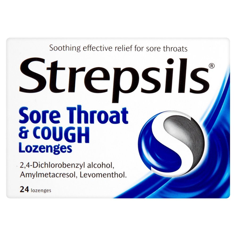 Strepsils Cough and Sore Throat Lozenges, Pack of 12