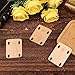 3pcs 25° Guitar Neck Shims, Solid Maple Wood Guitar Neck Shim Protection 25 Degree Guitar Neck Plate Tool for Guitar Bass Repairing
