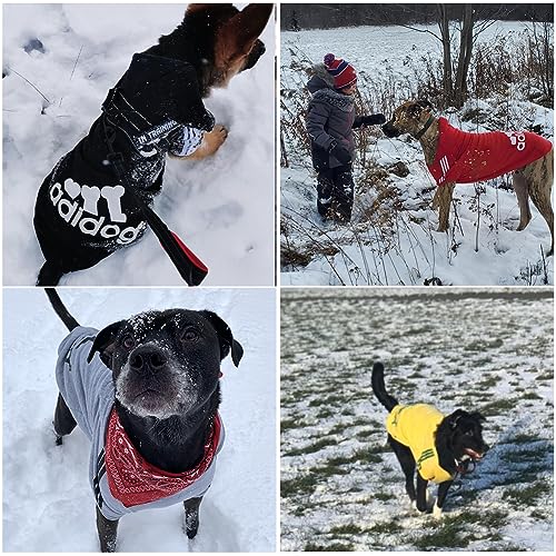 Acbagi Dog Warm Hoodies Dog Sweaters for Large Dogs Dog Clothes for Medium Dogs Dog Winter Clothes for Large Breed Boys& Girl (Pink, Large) - Image 5