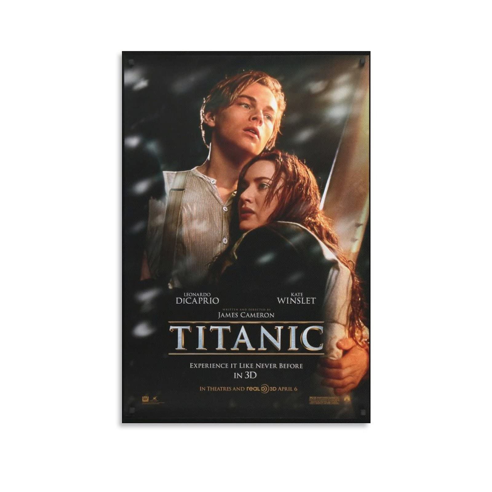 HWC Trading A4 Leonardo DiCaprio & Kate Winslet Titanic Gifts Affiche autographe imprimée pour les fans de souvenirs de film