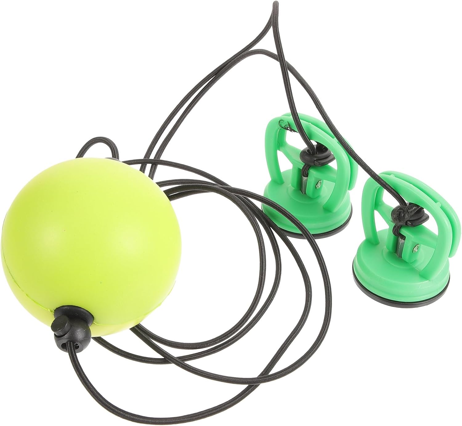 Abaodam Speed Boxing Training Ball Suction Cup, 90Mm High Elastic Hanging Speed Bag for Boxing Workout and Reflex Training, Green Sports Accessory for Home and Gym Use