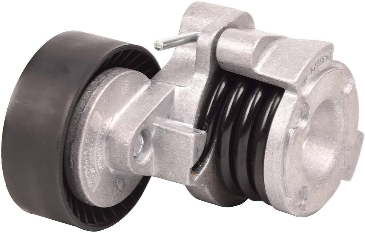 Drive Belt Tensioner with Pulley Assy for BMW 545I 550I 645CI 650I 745LI 750LI 760LI X5 E53 E60 E63 E64 E65, Serpentine Belt Tensioner Idler Pulley Front Engine