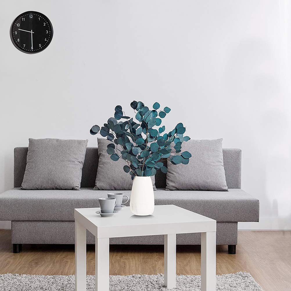 Fleurs Séchées Bleues, Eucalyptus, 40 * 20 * 5, Intérieur, Occasions Spéciales