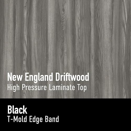 Miniatura 60 de Correll - Mesa plegable de altura ajustable y resistente, parte superior laminada de alta presión, fabricada en Estados Unidos, delantal de acero