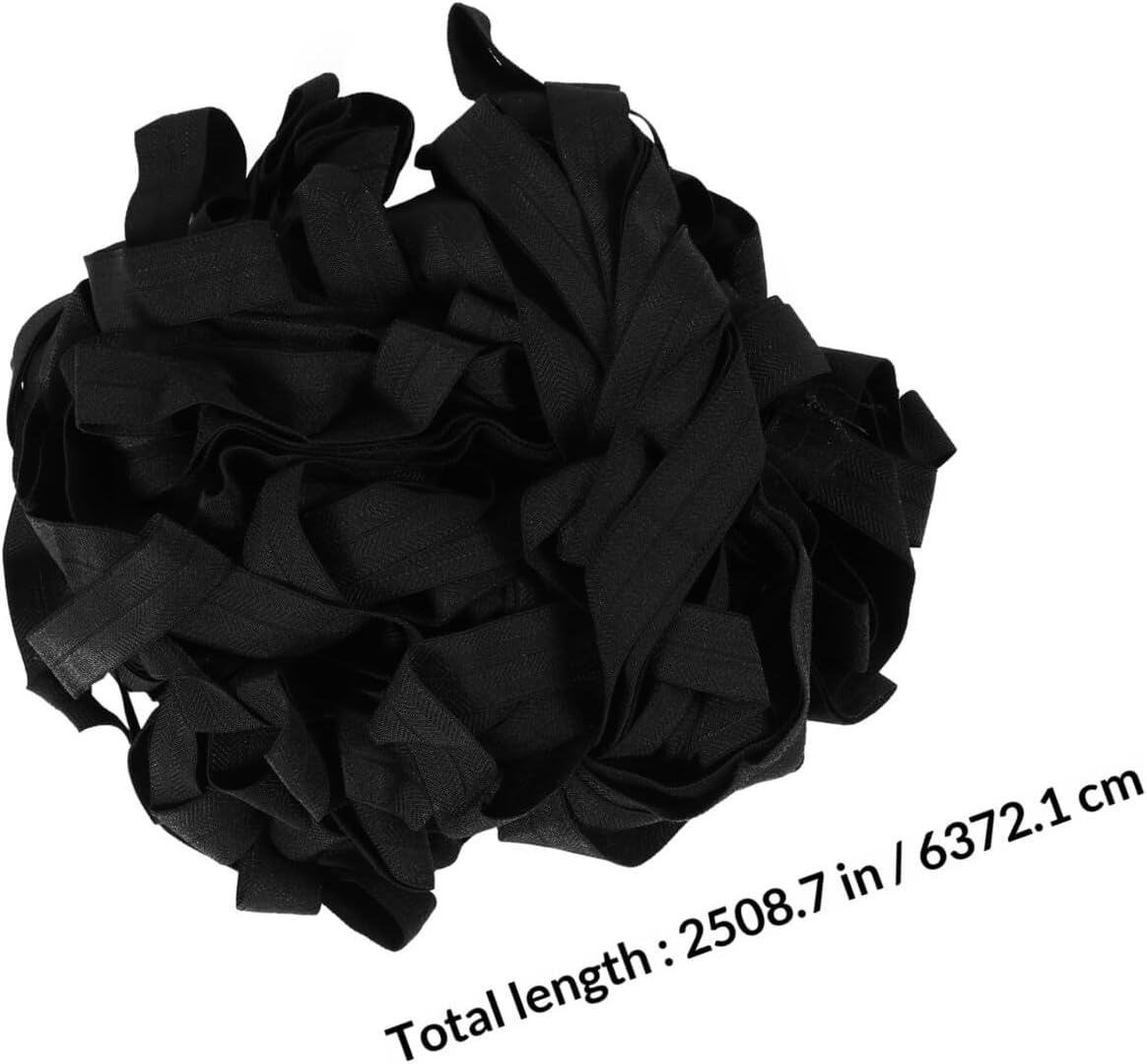 GETAJGHSD Double Fold Bias Tape 2cm Black 70 Yards Bulk Sewing Bias Tape for Apparel Quilting Hemming Binding Crafts