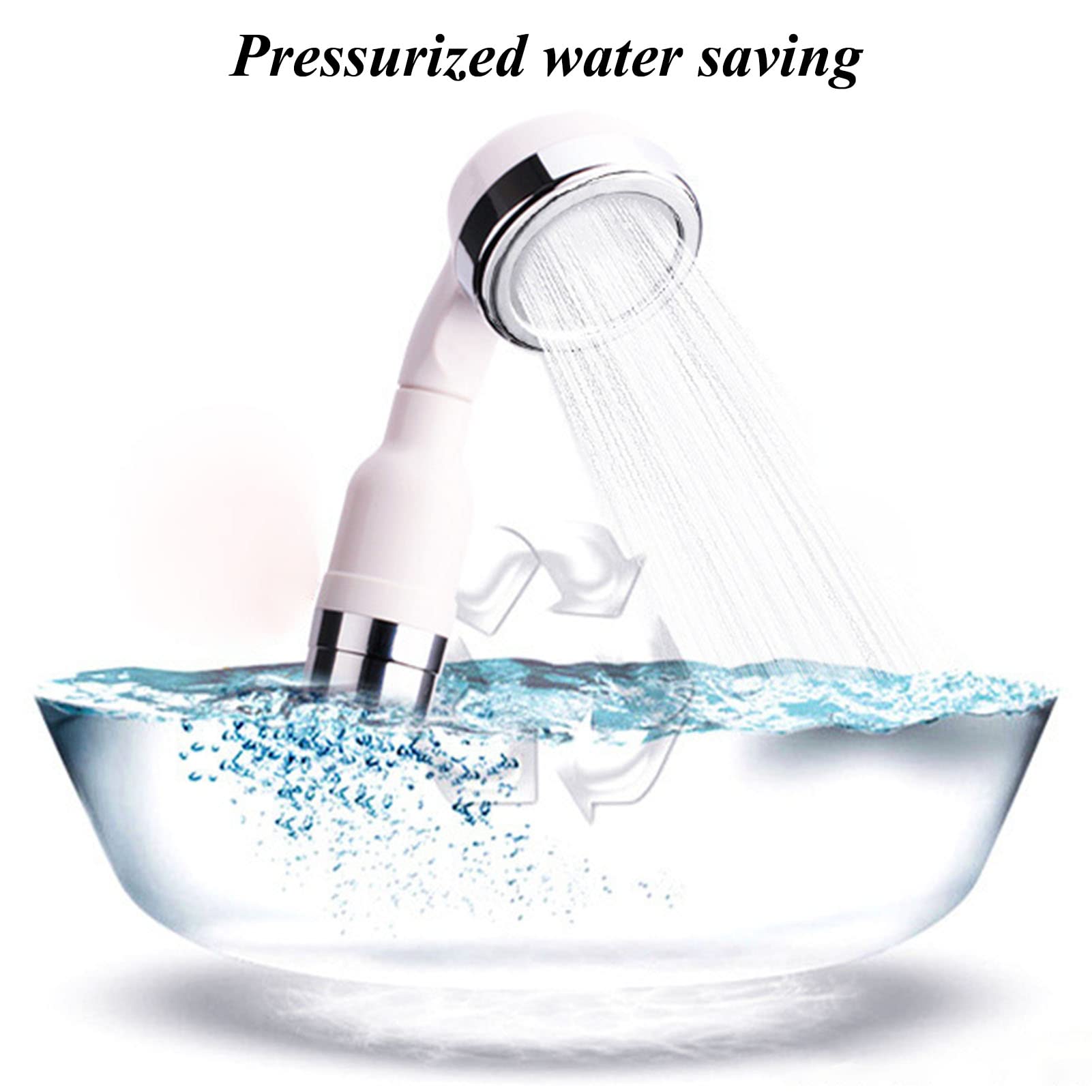 Cabezal de ducha de alta presión con filtro de mano, cabezales de ducha hidratantes para aliviar la piel seca y prevenir la pérdida de cabello, ideal para experiencia de spa en casa