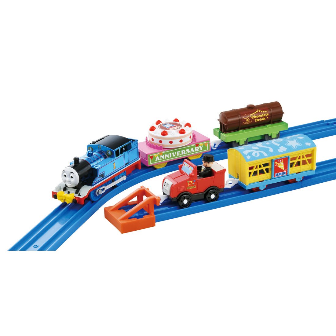 Amazon.co.jp: プラレール きかんしゃトーマス トーマス25周年 青い 