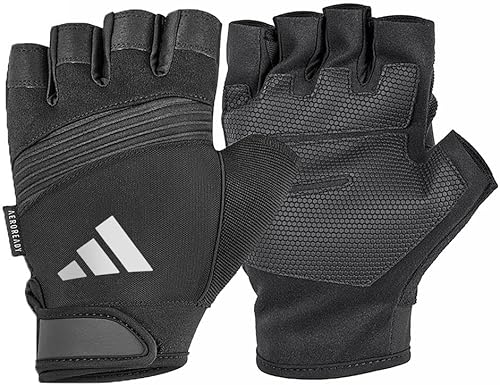 Adidas Aeroready Performance - Guantes de levantamiento de pesas, guantes de entrenamiento sin dedos