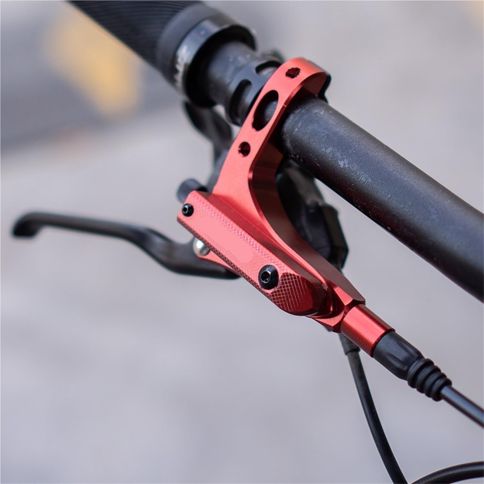 Genérico Freno De Disco Hidráulico De 4 Pistones MTB, Almohadilla Metálica Completa De Refrigeración, Piezas De Repuesto De Aceite Mineral CNC For Bicicleta