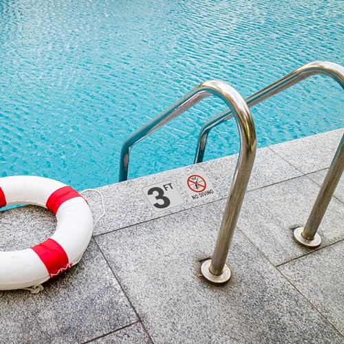 Marcadores Antideslizantes para Piscina 6x6 Pulgadas miniatura 7