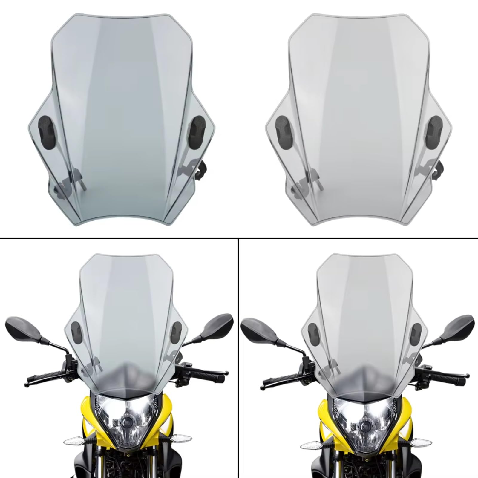 Compatible Avec Yamaha Pour MT07 Pour MT09 Housses De Pare-brise Moto Déflecteur Vent Réglable Pièces D'écran Avant
