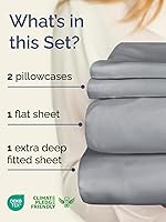 Vista 60 de Extra Deep Pocket Split King Sheets - 5 Piece Breathable & Cooling Bed Sheets - Hotel Luxury Bed Sheet Set - Soft, Wrinkle Free & Comfy - Easily